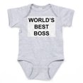thumbnail image 1 of CafePress - World's Best Boss Infant Bodysuit - Cute Infant Bodysuit Baby Romper - Size Newborn - 24 Months, 1 of 3