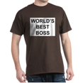 thumbnail image 1 of CafePress - World's Best Boss Light T Shirt - 100% Cotton T-Shirt, 1 of 4