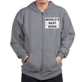 thumbnail image 1 of CafePress - World's Best Boss Zip Hoodie - Zip Hoodie, Classic Hooded Sweatshirt with Metal Zipper, 1 of 4