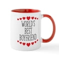 thumbnail image 1 of CafePress - World's Best Boyfriend - 11 oz Ceramic Mug - Novelty Coffee Tea Cup, 1 of 4