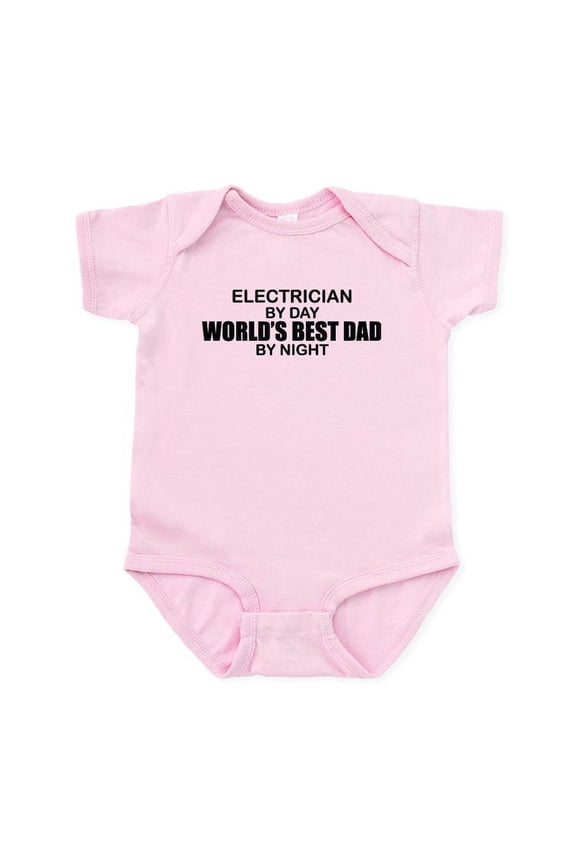 - World's Best Dad Electrician Infant Bodysuit - Baby Light Bodysuit, Size Newborn - 24 Months