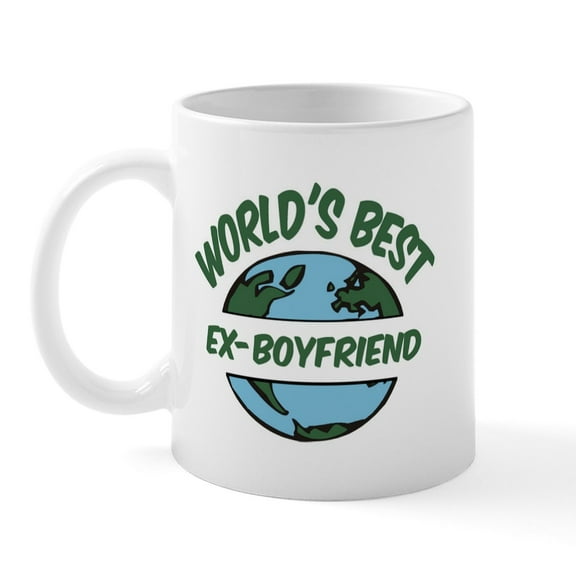 CafePress - World's Best Ex Boyfriend Mug - 11 oz Ceramic Mug - Novelty Coffee Tea Cup