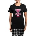 thumbnail image 1 of CafePress - World's Best Girlfriend Women's Dark Pajamas - Women's Short Sleeve Print T-Shirt and Pants Dark Cotton Pajama Set, 1 of 7