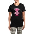 thumbnail image 1 of CafePress - World's Best Girlfriend Women's Dark Pajamas - Women's Short Sleeve Print T-Shirt and Pants Dark Cotton Pajama Set, 1 of 7