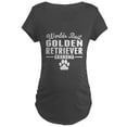 thumbnail image 1 of CafePress - World's Best Golden Retriever? Grandma Maternity T - Maternity Dark T-Shirt, 1 of 3