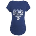 thumbnail image 1 of CafePress - World's Best Golden Retriever? Grandma Maternity T - Maternity Dark T-Shirt, 1 of 3
