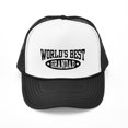 thumbnail image 1 of CafePress - World's Best Grandad - Adjustable Unisex Printed Trucker Hat with Mesh Back, 1 of 8