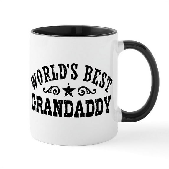 CafePress - World's Best Grandaddy Mug - 11 oz Ceramic Mug - Novelty Coffee Tea Cup