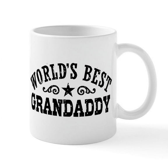 CafePress - World's Best Grandaddy Mug - 11 oz Ceramic Mug - Novelty Coffee Tea Cup