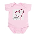 thumbnail image 1 of CafePress - World's Best Grandma Heart Infant Creeper - Baby Light Bodysuit, Size Newborn - 24 Months, 1 of 4