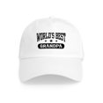thumbnail image 1 of CafePress - World's Best Grandpa Cap - Adjustable 100% Brushed Unisex Casual Cotton Baseball Cap, Beige, 1, 1 of 2