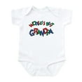 thumbnail image 1 of CafePress - World's Best Grandpa Infant Bodysuit - Baby Light Bodysuit, Size Newborn - 24 Months, 1 of 4