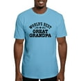thumbnail image 1 of CafePress - World's Best Great Grandpa Fitted T Shirt - Fitted T-Shirt, Vintage Fit Soft Cotton Tee, 1 of 4