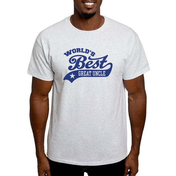 CafePress - World's Best Great Uncle Light T Shirt - Men's Classic Graphic T-Shirt