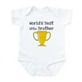 thumbnail image 1 of CafePress - World's Best Little Brother Infant Bodysuit - Baby Light Bodysuit, Size Newborn - 24 Months, 1 of 4