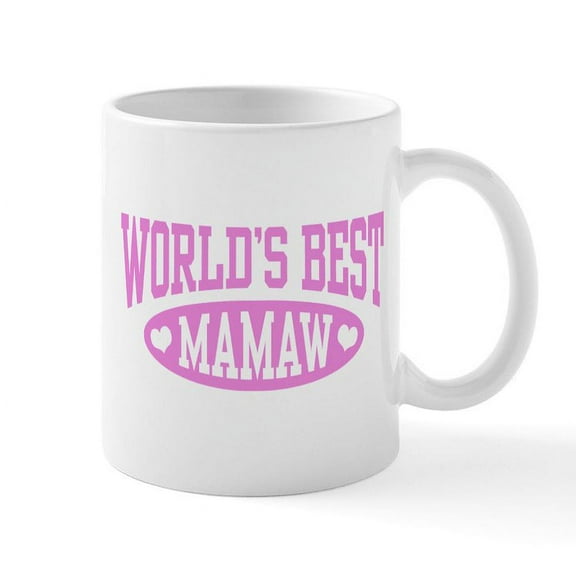CafePress - World's Best Mamaw Mug - 11 oz Ceramic Mug - Novelty Coffee Tea Cup