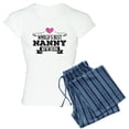 thumbnail image 1 of CafePress - World's Best Nanny Ever Pajamas - Women's Light Pajamas, 1 of 4