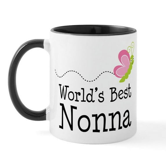 CafePress - World's Best Nonna Mug - 11 oz Ceramic Mug - Novelty Coffee Tea Cup