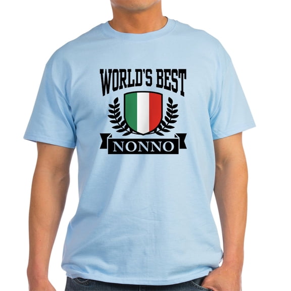 CafePress - World's Best Nonno Light T Shirt - Men's Classic Graphic T-Shirt