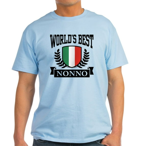 CafePress - World's Best Nonno Light T Shirt - Men's Classic Graphic T-Shirt