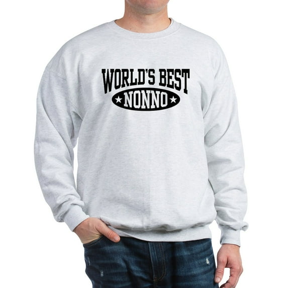 CafePress - World's Best Nonno Sweatshirt - Crew Neck Sweatshirt