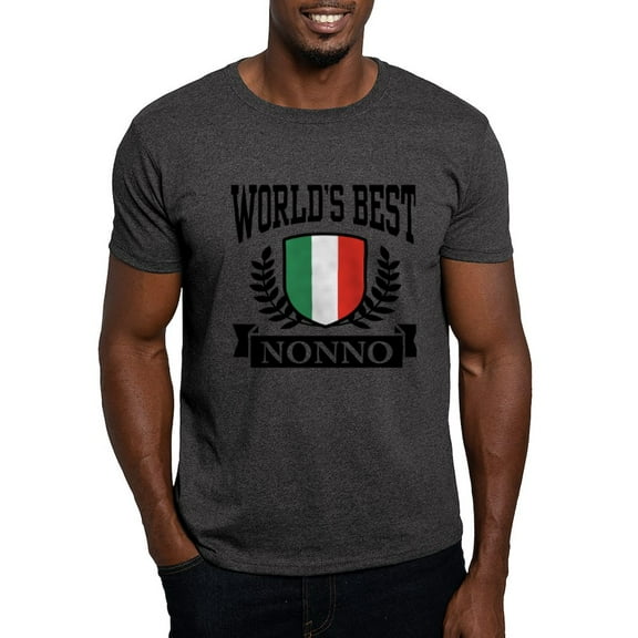 CafePress - World's Best Nonno T Shirt - Men's Classic Graphic Cotton T-Shirt