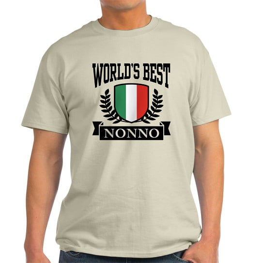 CafePress - World's Best Nonno T Shirt - Men's Classic Cotton T-Shirts