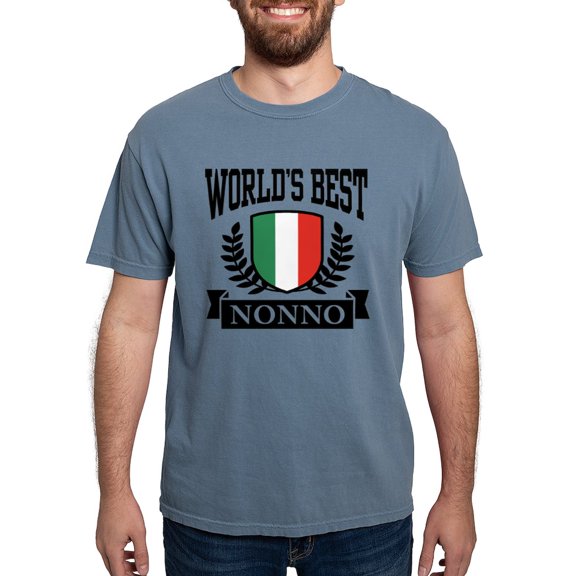 CafePress - World's Best Nonno T Shirt - Mens Comfort Colors Shirt