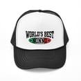 thumbnail image 1 of CafePress - World's Best Nonno - Adjustable Unisex Printed Trucker Hat with Mesh Back, 1 of 8