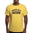 thumbnail image 1 of CafePress - World's Best Papa Light T Shirt - Men's Classic Graphic T-Shirt, 1 of 4