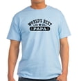 thumbnail image 1 of CafePress - World's Best Papa Light T Shirt - Men's Classic Graphic T-Shirt, 1 of 4