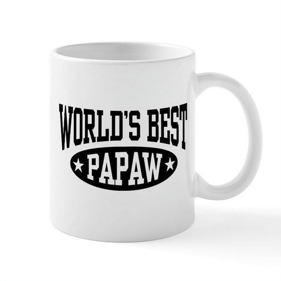 CafePress - World's Best Papaw Mug - 11 oz Ceramic Mug - Novelty Coffee Tea Cup