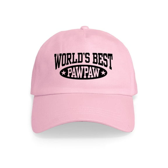 CafePress - World's Best Pawpaw Cap - Adjustable 100% Brushed Unisex Casual Cotton Baseball Cap, Beige, 1