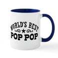 thumbnail image 1 of CafePress - World's Best Pop Pop Mug - 11 oz Ceramic Mug - Novelty Coffee Tea Cup, 1 of 6