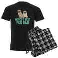 thumbnail image 1 of CafePress - World's Best Pug Dad Men's Dark Pajamas - Men's Dark Loose Fit Cotton Pajama Set, 1 of 7