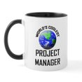 thumbnail image 1 of CafePress - World's Coolest PROJECT MANAGER Mug - 11 oz Ceramic Mug - Novelty Coffee Tea Cup, 1 of 3