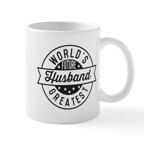 CafePress - World's Future Greatest Husband Mug - 11 oz Ceramic Mug - Novelty Coffee Tea Cup