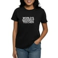 thumbnail image 1 of CafePress - World's Goodest Teecher Women's Dark T Shirt - Women's Traditional Fit Dark T-Shirt, 1 of 4