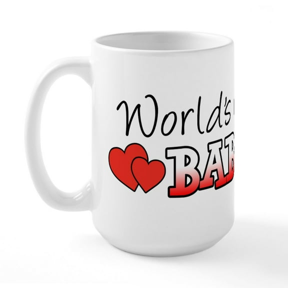 CafePress - World's Greatest Babcia Large Mug - 15 oz Ceramic Large White Novelty Mug