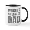 thumbnail image 1 of CafePress - World's Greatest Dad (Grunge) Mug - 11 oz Ceramic Mug - Novelty Coffee Tea Cup, 1 of 4