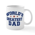 thumbnail image 1 of CafePress - World's Greatest Dad Mug - 11 oz Ceramic Mug - Novelty Coffee Tea Cup, 1 of 6