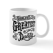 CafePress - World's Greatest Daddy Mug - 11 oz Ceramic Mug - Novelty Coffee Tea Cup