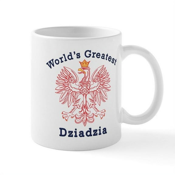 CafePress - World's Greatest Dziadzia Crest Mug - 11 oz Ceramic Mug - Novelty Coffee Tea Cup