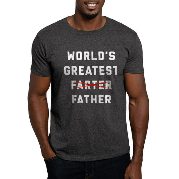 CafePress - World's Greatest Farter Dark T Shirt - Men's Classic Graphic Cotton T-Shirt