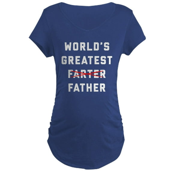 CafePress - World's Greatest Farter Maternity Dark T Shirt - Maternity Dark T-Shirt