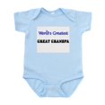 thumbnail image 1 of CafePress - World's Greatest GREAT GRANDPA Infant Bodysuit - Baby Light Bodysuit, Size Newborn - 24 Months, 1 of 4