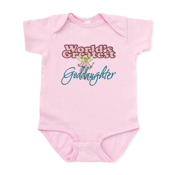 CafePress - World's Greatest Goddaughter Infant Bodysuit - Baby Light Bodysuit, Size Newborn - 24 Months