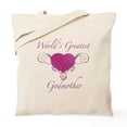 thumbnail image 1 of CafePress - World's Greatest Godmother (Heart) Tote Bag - Unisex Canvas Tote Bag, Beige, 1-Piece, 1 of 6