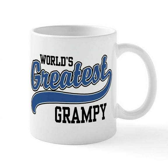 CafePress - World's Greatest Grampy Mug - 11 oz Ceramic Mug - Novelty Coffee Tea Cup