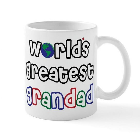 CafePress - World's Greatest Grandad! Mug - 11 oz Ceramic Mug - Novelty Coffee Tea Cup